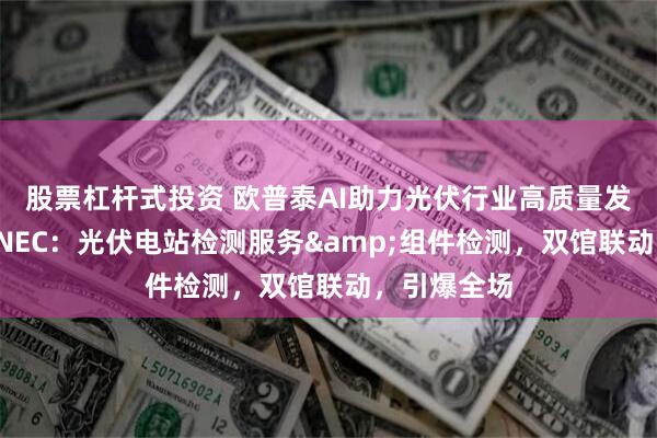 股票杠杆式投资 欧普泰AI助力光伏行业高质量发展，闪耀SNEC：光伏电站检测服务&组件检测，双馆联动，引爆全场