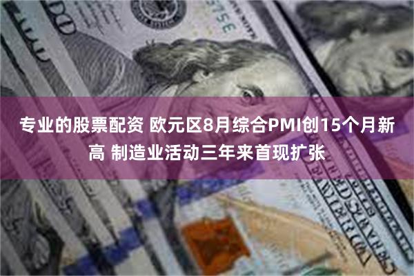 专业的股票配资 欧元区8月综合PMI创15个月新高 制造业活动三年来首现扩张