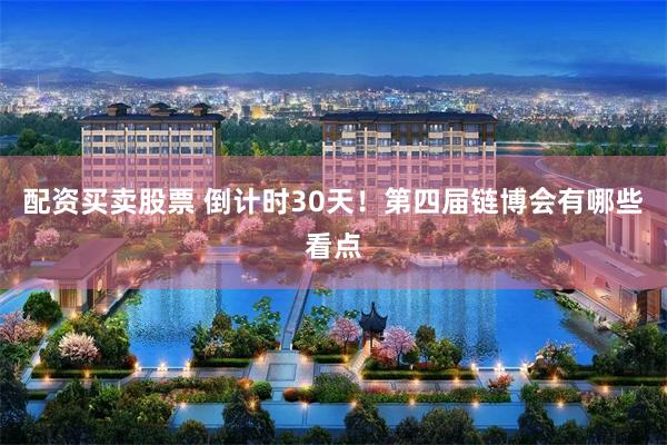 配资买卖股票 倒计时30天！第四届链博会有哪些看点