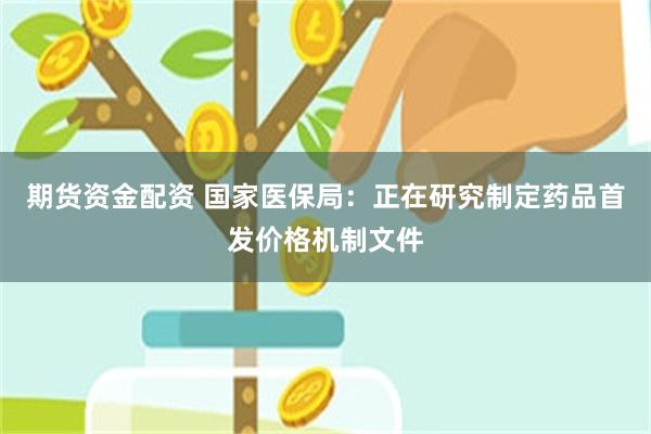 期货资金配资 国家医保局：正在研究制定药品首发价格机制文件