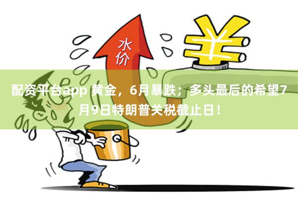配资平台app 黄金，6月暴跌；多头最后的希望7月9日特朗普关税截止日！