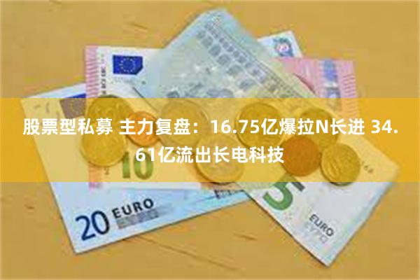 股票型私募 主力复盘：16.75亿爆拉N长进 34.61亿流出长电科技