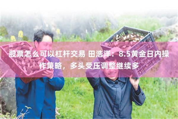 股票怎么可以杠杆交易 田浩洋：8.5黄金日内操作策略，多头受压调整继续多